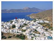 Adamas Milos Seagull Apartments Aerial Photo - Southern view